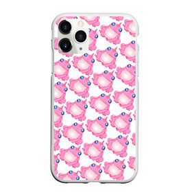Чехол для iPhone 11 Pro матовый с принтом Сказочная розовая лягушка в Тюмени, Силикон |  | единорог | животное | лягушка | персонаж | сказка