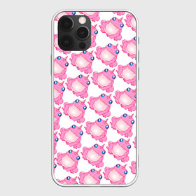Чехол для iPhone 12 Pro с принтом Сказочная розовая лягушка в Тюмени, силикон | область печати: задняя сторона чехла, без боковых панелей | единорог | животное | лягушка | персонаж | сказка