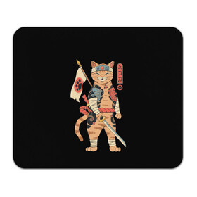Коврик для мышки прямоугольный с принтом Shogun Cat в Тюмени, натуральный каучук | размер 230 х 185 мм; запечатка лицевой стороны | cat | cats | japan | ninja | samurai | shogun | yakuza | катана | кот | котенок | коты | котэ | котята | кошка | ниндзя | самурай | сёгун | якудза | япония