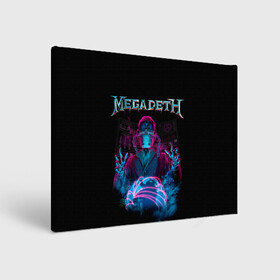 Холст прямоугольный с принтом MEGADETH в Тюмени, 100% ПВХ |  | grange | hardcore | megadeth | metal | music | punk | rock | trash | usa | мастейн | мегадес | метал | музыка | панк | рок | трэш