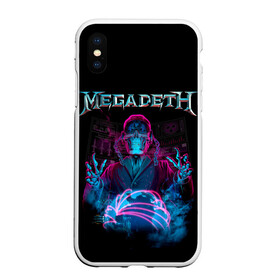 Чехол для iPhone XS Max матовый с принтом MEGADETH в Тюмени, Силикон | Область печати: задняя сторона чехла, без боковых панелей | grange | hardcore | megadeth | metal | music | punk | rock | trash | usa | мастейн | мегадес | метал | музыка | панк | рок | трэш