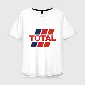 Мужская футболка хлопок Oversize с принтом ТОТАЛ в Тюмени, 100% хлопок | свободный крой, круглый ворот, “спинка” длиннее передней части | иностранные надписи | надписи | надпись | тотальность | три цвета