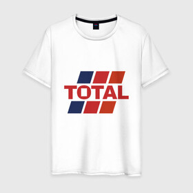 Мужская футболка хлопок с принтом ТОТАЛ в Тюмени, 100% хлопок | прямой крой, круглый вырез горловины, длина до линии бедер, слегка спущенное плечо. | иностранные надписи | надписи | надпись | тотальность | три цвета
