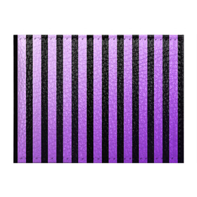 Обложка для студенческого билета с принтом Полосатость в Тюмени, натуральная кожа | Размер: 11*8 см; Печать на всей внешней стороне | Тематика изображения на принте: purple | полосы | футбол | хайп | яркий