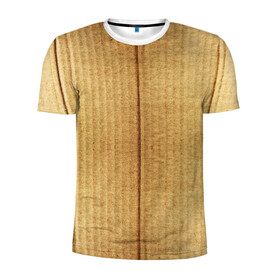 Мужская футболка 3D спортивная с принтом Картон в Тюмени, 100% полиэстер с улучшенными характеристиками | приталенный силуэт, круглая горловина, широкие плечи, сужается к линии бедра | cardboard | old | paper | бумага | картон