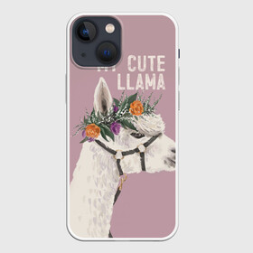 Чехол для iPhone 13 mini с принтом My cute llama в Тюмени,  |  | llama | альпака | животные | лама