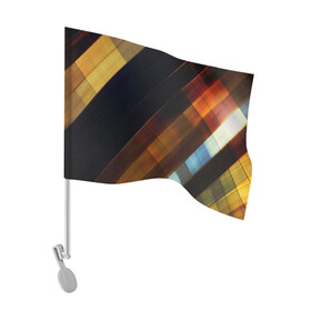 Флаг для автомобиля с принтом Суперстайл в Тюмени, 100% полиэстер | Размер: 30*21 см | Тематика изображения на принте: 90 е | абстракция | классика | модное | стиль