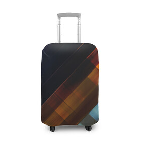 Чехол для чемодана 3D с принтом Суперстайл в Тюмени, 86% полиэфир, 14% спандекс | двустороннее нанесение принта, прорези для ручек и колес | 90 е | абстракция | классика | модное | стиль