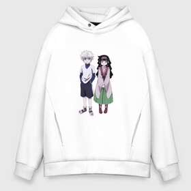 Мужское худи Oversize хлопок с принтом Killua Zoldyck,Mangaka Zoldyck в Тюмени, френч-терри — 70% хлопок, 30% полиэстер. Мягкий теплый начес внутри —100% хлопок | боковые карманы, эластичные манжеты и нижняя кромка, капюшон на магнитной кнопке | anime | bike | gon | hunter x hunter | killua | аниме | аниме парень | гон | килуа | мотоцикл | охотник против охотника | охотник х охотник