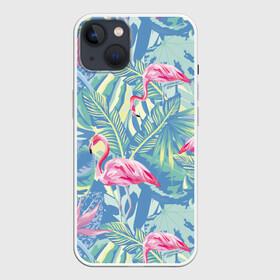 Чехол для iPhone 13 с принтом фламинго в Тюмени,  |  | flamingo | птицы | розовый | фламинго