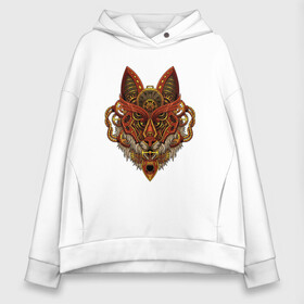 Женское худи Oversize хлопок с принтом Меха Лиса Steampunk Fox (Z) в Тюмени, френч-терри — 70% хлопок, 30% полиэстер. Мягкий теплый начес внутри —100% хлопок | боковые карманы, эластичные манжеты и нижняя кромка, капюшон на магнитной кнопке | steam punk | steamfest | steampunk | бойлерпанк | дизельпанк | клокпанк | маннерпанк | механика | научная фантастика | паро панк | паровой панк | паропанк | стим панк | стимпанк | стимпанк стиль | стимфест