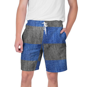Мужские шорты 3D с принтом Denim Patchwork в Тюмени,  полиэстер 100% | прямой крой, два кармана без застежек по бокам. Мягкая трикотажная резинка на поясе, внутри которой широкие завязки. Длина чуть выше колен | Тематика изображения на принте: blue gray | denim | jeans | patchwork | джинсовая ткань