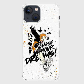 Чехол для iPhone 13 mini с принтом HAIKYU ВОЛЕЙБОЛ БРЫЗГИ КРАСОК в Тюмени,  |  | haikuu | haikyu | haikyuu | karasuno | tanaka | адзуманэ асахи | асахи адзуманэ | волейбол | вороны | дайти савамура | кагэяма тобио | карасуно | коси сугавара | маленький гигант | савамура дайти | сёё | сёё хината