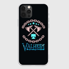 Чехол для iPhone 12 Pro Max с принтом Valheim лого и цепи в Тюмени, Силикон |  | fantasy | mmo | valheim | valve | валхейм | вальхейм | викинги | выживалка | игра | королевская битва | ммо | ролевая игра | фэнтази