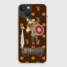 Чехол для iPhone 13 с принтом Valheim Viking в Тюмени,  |  | fantasy | mmo | valheim | valve | валхейм | вальхейм | викинги | выживалка | игра | королевская битва | ммо | ролевая игра | фэнтази