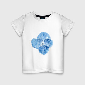 Детская футболка хлопок с принтом Обфускация видимого  в Тюмени, 100% хлопок | круглый вырез горловины, полуприлегающий силуэт, длина до линии бедер | бабочка | иллюзия | листья | насекомое | нечто | рентген | цветок