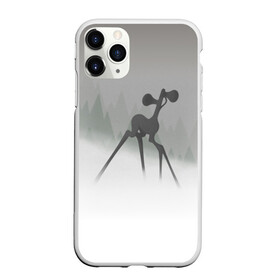 Чехол для iPhone 11 Pro Max матовый с принтом Сиренеголовый олень в Тюмени, Силикон |  | видео | звуки | легенда | майнкрафт | монстр | песня | про сиренеголового | сказка