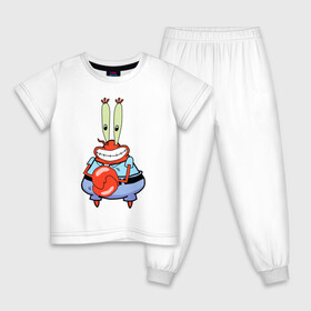 Детская пижама хлопок с принтом Мистер Крабс в Тюмени, 100% хлопок |  брюки и футболка прямого кроя, без карманов, на брюках мягкая резинка на поясе и по низу штанин
 | Тематика изображения на принте: mister crabs | sponge bob | губка боб | мистер крабс