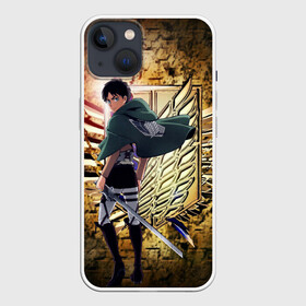 Чехол для iPhone 13 с принтом Грозный солдат Эрен в Тюмени,  |  | аниме | атака титанов. | развед отряд | титан | эрен йегер