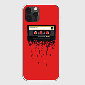 Чехол для iPhone 12 Pro Max с принтом The death of the cassette tape в Тюмени, Силикон |  | Тематика изображения на принте: 80 | 90 | age | death | epoch | era | retro | tape | гибель | двоичный | кассета | кассеты | код | компьютер | компьютеризация | переход | программирование | уходящая | ушедшая | цифровая | цифровой | эра