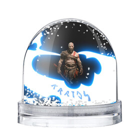 Снежный шар с принтом Power of Kratos в Тюмени, Пластик | Изображение внутри шара печатается на глянцевой фотобумаге с двух сторон | gad of war | game | games | god of war | god of wor | power | атрей | атрэй | бог войны | игра | игры | кратос