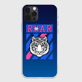 Чехол для iPhone 12 Pro с принтом Roar Tiger в Тюмени, силикон | область печати: задняя сторона чехла, без боковых панелей | Тематика изображения на принте: roar | большая кошка | полосатый | тигр | тигрица | хищник