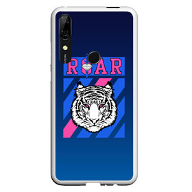 Чехол для Honor P Smart Z с принтом Roar Tiger в Тюмени, Силикон | Область печати: задняя сторона чехла, без боковых панелей | roar | большая кошка | полосатый | тигр | тигрица | хищник