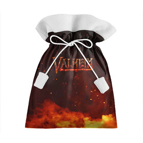 Подарочный 3D мешок с принтом Valheim огненный лого в Тюмени, 100% полиэстер | Размер: 29*39 см | fantasy | mmo | valheim | valve | валхейм | вальхейм | викинги | выживалка | игра | королевская битва | ммо | ролевая игра | фэнтази