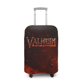Чехол для чемодана 3D с принтом Valheim огненный лого в Тюмени, 86% полиэфир, 14% спандекс | двустороннее нанесение принта, прорези для ручек и колес | fantasy | mmo | valheim | valve | валхейм | вальхейм | викинги | выживалка | игра | королевская битва | ммо | ролевая игра | фэнтази