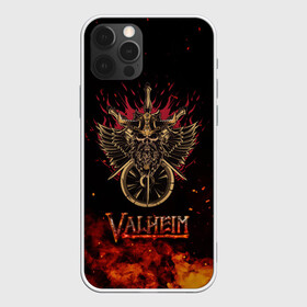 Чехол для iPhone 12 Pro с принтом Valheim символ черепа в Тюмени, силикон | область печати: задняя сторона чехла, без боковых панелей | fantasy | mmo | valheim | valve | валхейм | вальхейм | викинги | выживалка | игра | королевская битва | ммо | ролевая игра | фэнтази