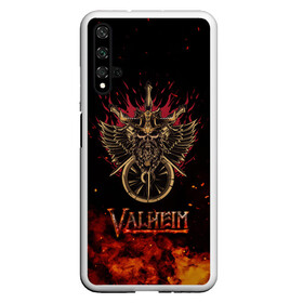 Чехол для Honor 20 с принтом Valheim символ черепа в Тюмени, Силикон | Область печати: задняя сторона чехла, без боковых панелей | Тематика изображения на принте: fantasy | mmo | valheim | valve | валхейм | вальхейм | викинги | выживалка | игра | королевская битва | ммо | ролевая игра | фэнтази