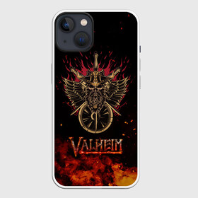 Чехол для iPhone 13 с принтом Valheim символ черепа в Тюмени,  |  | fantasy | mmo | valheim | valve | валхейм | вальхейм | викинги | выживалка | игра | королевская битва | ммо | ролевая игра | фэнтази