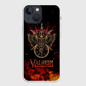 Чехол для iPhone 13 mini с принтом Valheim символ черепа в Тюмени,  |  | fantasy | mmo | valheim | valve | валхейм | вальхейм | викинги | выживалка | игра | королевская битва | ммо | ролевая игра | фэнтази