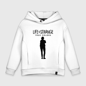 Детское худи Oversize хлопок с принтом Life is strange: true colors в Тюмени, френч-терри — 70% хлопок, 30% полиэстер. Мягкий теплый начес внутри —100% хлопок | боковые карманы, эластичные манжеты и нижняя кромка, капюшон на магнитной кнопке | alex | colors | life | strange | true | алекс | жизнь | колорс | лайф | странная | цвета | штука