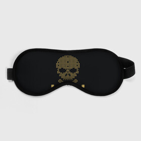 Маска для сна 3D с принтом Пиратский через из золота в Тюмени, внешний слой — 100% полиэфир, внутренний слой — 100% хлопок, между ними — поролон |  | hell | skull | ад | скелет | ужасы | череп | черепушка