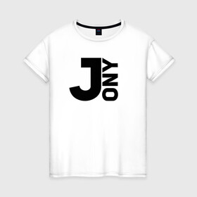Женская футболка хлопок с принтом Jony в Тюмени, 100% хлопок | прямой крой, круглый вырез горловины, длина до линии бедер, слегка спущенное плечо | jony | jony комета | джони | джони комета | жони | комета | френдзона