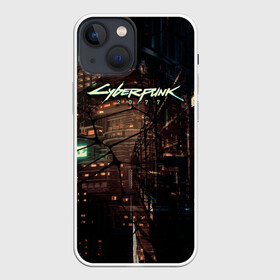 Чехол для iPhone 13 mini с принтом Киберпанк   Город в паутинке в Тюмени,  |  | cyberpunk 2077 | видеоигры | киберпанк | лого | научная фантастика | прогресс | технологии | фантастика