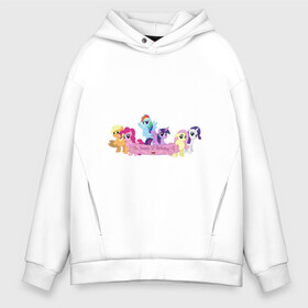 Мужское худи Oversize хлопок с принтом My Little Pony Happy Birthday в Тюмени, френч-терри — 70% хлопок, 30% полиэстер. Мягкий теплый начес внутри —100% хлопок | боковые карманы, эластичные манжеты и нижняя кромка, капюшон на магнитной кнопке | applejack | friendship | mylittlepony | rainbow dash | twilight sparkle | waifu | вайфу | дружба это магия | друзья | кони | моя маленькая пони | мультфильм | пони | радуга | ренбоу деш | эплджек