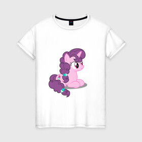 Женская футболка хлопок с принтом Pony Pink Mammal Purple - Litt в Тюмени, 100% хлопок | прямой крой, круглый вырез горловины, длина до линии бедер, слегка спущенное плечо | applejack | friendship | mylittlepony | rainbow dash | twilight sparkle | waifu | вайфу | дружба это магия | друзья | кони | моя маленькая пони | мультфильм | пони | радуга | ренбоу деш | эплджек