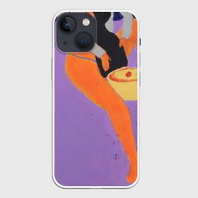 Чехол для iPhone 13 mini с принтом Картина 1, Ческидов в Тюмени,  |  | абстракция | акула | берег | женщина | кошка | лодка | луна