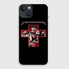 Чехол для iPhone 13 с принтом METALLICA в Тюмени,  |  | american | metal band | metallica | music | mystic | rock | американская | металлика | музыка | рок