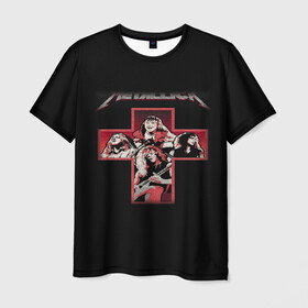 Мужская футболка 3D с принтом METALLICA в Тюмени, 100% полиэфир | прямой крой, круглый вырез горловины, длина до линии бедер | american | metal band | metallica | music | mystic | rock | американская | металлика | музыка | рок