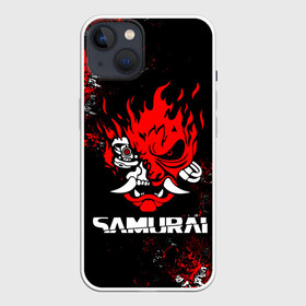 Чехол для iPhone 13 с принтом SAMURAI  CYBERPUNK 2077 в Тюмени,  |  | 2020 | cyberpunk 2077 | future | hack | keanu reeves | night city | samurai | sci fi | trauma team | киану ривз | киберпанк | киберпанк 2077 | логотип | роботы | самураи | фантастика