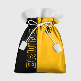 Подарочный 3D мешок с принтом NHL BOSTON BRUINS в Тюмени, 100% полиэстер | Размер: 29*39 см | black | boston | bruins | hockey | ice | logo | nhl | sport | usa | бостон | брюинз | кубок | логотип | нхл | спорт | стэнли | хоккей