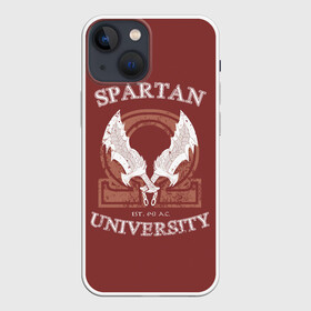 Чехол для iPhone 13 mini с принтом Spartan University в Тюмени,  |  | gad of war | game | games | god of war | god of wor | spartan | бог войны | игра | игры | кратос | спартанец