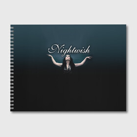 Альбом для рисования с принтом Nightwish with Tarja в Тюмени, 100% бумага
 | матовая бумага, плотность 200 мг. | nightwish | tarja | tarja turanen | turunen | найтвиш | тарья | тарья турунен | турунен