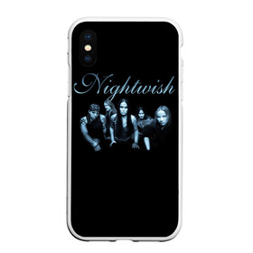 Чехол для iPhone XS Max матовый с принтом Nightwish with old members в Тюмени, Силикон | Область печати: задняя сторона чехла, без боковых панелей | emppu vuorinen | jukka nevalainen | nightwish | old members | sami vnsk | tarja | tarja turanen | tuomas holopainen | turunen | найтвиш | сами вянскя | тарья | тарья турунен | туомас холопайнен | турунен | эмппу вуоринен | юкка невалайнен