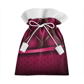 Подарочный 3D мешок с принтом Luxury Red в Тюмени, 100% полиэстер | Размер: 29*39 см | Тематика изображения на принте: green | luxury | versace | vip | абстракция | версаче | вип | паттерн | роскошь | текстуры