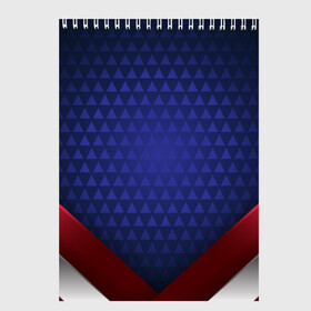 Скетчбук с принтом Blue abstract в Тюмени, 100% бумага
 | 48 листов, плотность листов — 100 г/м2, плотность картонной обложки — 250 г/м2. Листы скреплены сверху удобной пружинной спиралью | luxury | versace | vip | абстракция | версаче | вип | паттерн | роскошь | текстуры