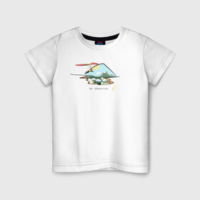 Детская футболка хлопок с принтом Будь наблюдателем в Тюмени, 100% хлопок | круглый вырез горловины, полуприлегающий силуэт, длина до линии бедер | путешествия
дельтаплан
экстрим
осознанность
медитация